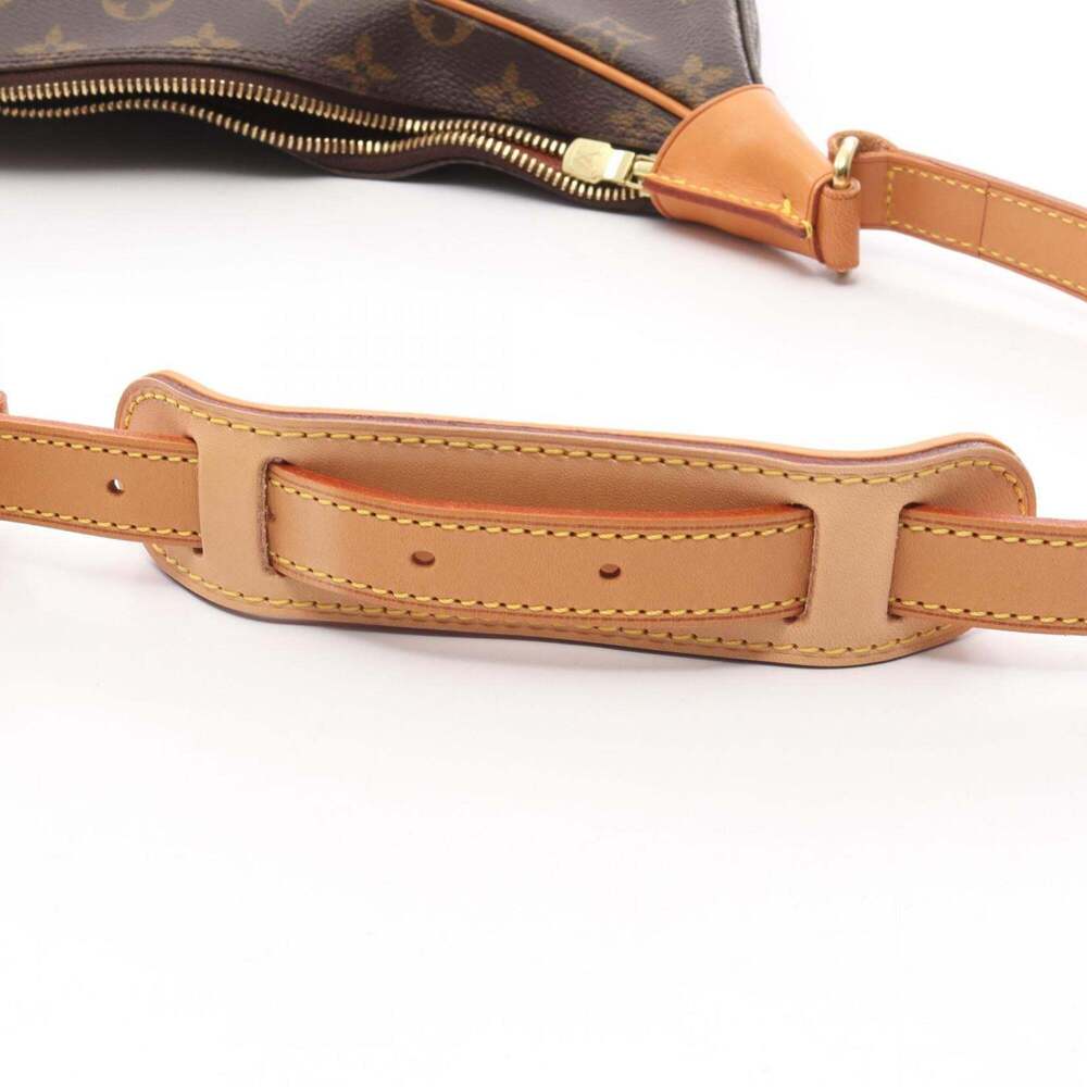 LOUIS VUITTON Brown Monogram Leather Boulogne PM Shoulder Bag - Picture 13 of 13